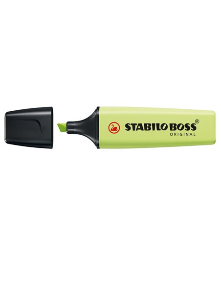 Astuccio 4 evidenziatori Stabilo Boss pastel lime/ciliegio/ghiaccio/corallo 70/4-3