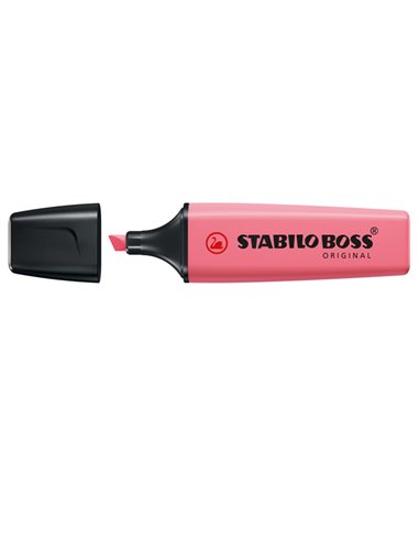 Astuccio 4 evidenziatori Stabilo Boss pastel lime/ciliegio/ghiaccio/corallo 70/4-3