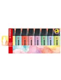 Astuccio 8 evidenziatori Stabilo Boss pastel 4+4 colori new 70/8-3