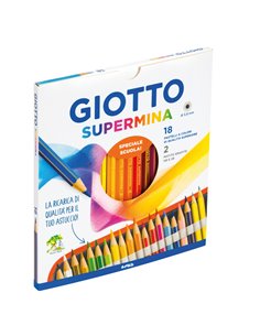 Astuccio 18 pastelli Supermina Giotto F237900 GIOTTO PASTELLI COLORATI