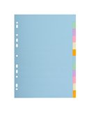 SEPARATORE Pastel A4 12 tasti in CARTONCINO 170gr 1612E Forever Exacompta 1612E