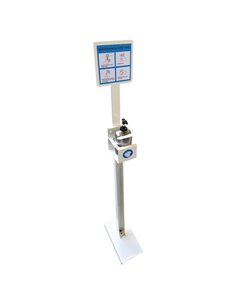 Piantana da terra con supporto per dispenser da 500ml 5015/2 METALPLUS IGIENIZZANTI E DISPENSER