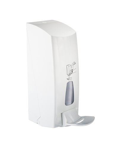 Dispenser a riempimento 1LT bianco con leva a gomito 855 MAR PLAST A85501