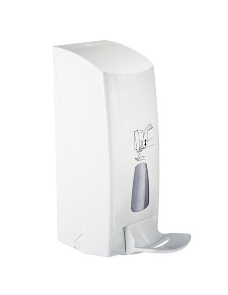 Dispenser a riempimento 1LT bianco con leva a gomito 855 MAR PLAST A85501