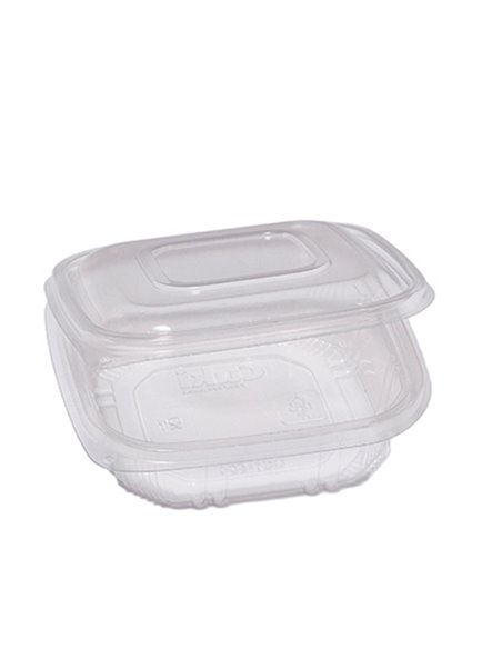 Pack 50 contenitori in PP coperchio incernierato 15,5x15,5cm H3,7cm QC1-500 48411052 EUROPACK CONTENITORI PER ALIMENTI-BORSE-...