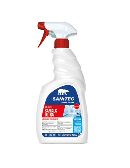 SANIALC Ultra 750ml detergente alcolico per superfici e tessuti Sanitec 1841-S Sanitec DETERGENTI-DETERSIVI PER PULIZIA