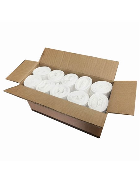 25 Sacchetti Bianchi antimicrobici 59x56cm 30Lt SANILADY BAGS 130202 Medial SACCHI RIFIUTI
