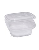 Pack 50 contenitori in PP coperchio incernierato 15,5x15,5cm H5,7cm QC1-750 48411072