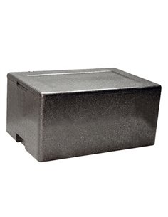 Cassa termica in polipropilene espanso per il trasporto alimenti 61x43cm H21,5cm 42130011