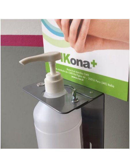 Piantana da terra con supporto per dispenser regolabile CM. 140 H 12520