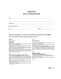 Registro delle prenotazioni 32 pagine E2428 Edipro E2428