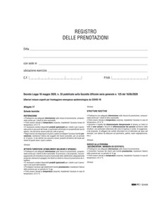 Registro delle prenotazioni 32 pagine E2428 Edipro E2428