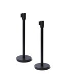 1 Colonnina segnapercorso NERA con nastro 250cm NERO BB Economy BBEBLACK