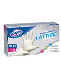 Scatola da 100 guanti monouso in lattice Tg. M Logex B5LX-0702V02 NEW