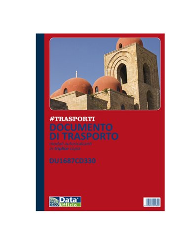 Blocco DDT 33/33/33copie autor. 29,7x21,5cm DU1687CD330 DU1687CD330 DATA UFFICIO MAGAZZINO-TRASPORTI