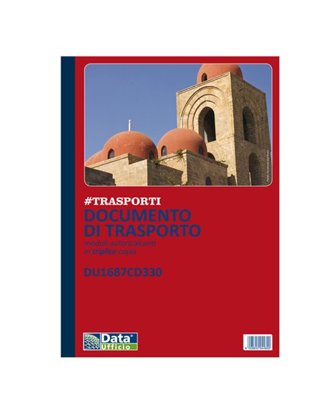 Blocco DDT 33/33/33copie autor. 29,7x21,5cm DU1687CD330 DU1687CD330 DATA UFFICIO MAGAZZINO-TRASPORTI