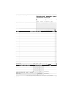 Blocco DDT 33/33/33copie autor. 29,7x21,5cm DU1687CD330 DU1687CD330 DATA UFFICIO MAGAZZINO-TRASPORTI 2