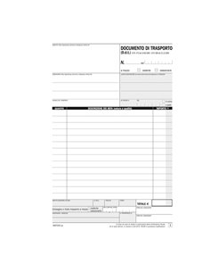 Blocco DDT 50/50copie autor. 21,5x14,8cm DU1607CD200 DU1607CD200 2