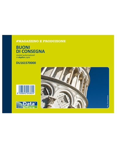 Blocco buoni di consegna 50/50copie autor. 11,5x16,5cm DU161570000 DU161570000