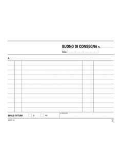 Blocco buoni di consegna 50/50copie autor. 11,5x16,5cm DU161570000 DU161570000 2