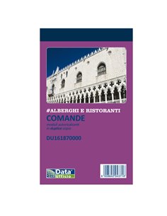 Blocco comande 25/25copie autor. 16,8x10cm DU161870000 DU161870000