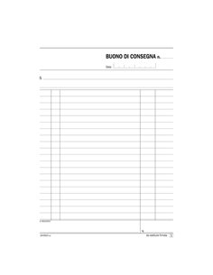 Blocco buoni di consegna 33/33/33copie autor. 21,5x14,8cm DU164583300 DU164583300 2