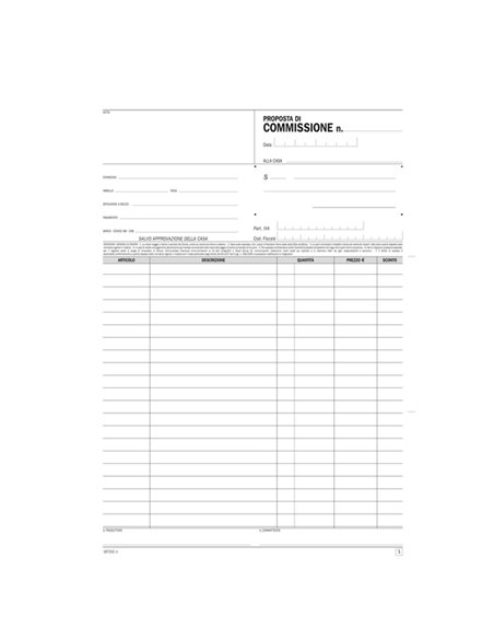 Blocco Proposte Commissione 50/50 copie autor. 29,7x21,5cm DU16721C000 DU16721C000 DATA UFFICIO AZIENDE-CONTABILITA' GENERALE