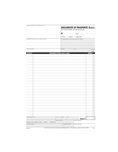 Blocco DDT 50/50copie autor. 29,7x21,5cm DU1687CD200 DU1687CD200 DATA UFFICIO MAGAZZINO-TRASPORTI 2