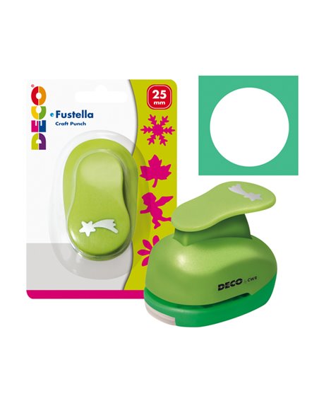 Fustella con motivo Cerchio dim. 25mm DECO 11480 DECO ACCESSORI DIDATTICI E LAVORI MANUALI