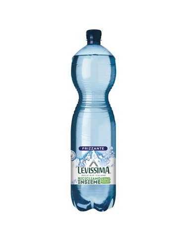Acqua frizzante bottiglia 45 RPET 1,5L Levissima 12130935 Levissima BEVANDE