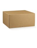 Scatola box per gastronomia d'asporto linea Marmotta 30x40x19,5cm avana 38530C