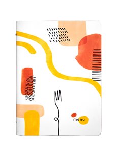 PortamenU' F.to A4 24,6x31,6cm Linea Spaghetti - bianco F360021