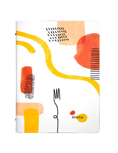 PortamenU' F.to A4 24,6x31,6cm Linea Spaghetti - bianco F360021