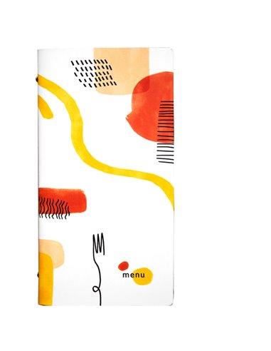 PortamenU' F.to 18x31,6cm Linea Spaghetti - bianco F360031