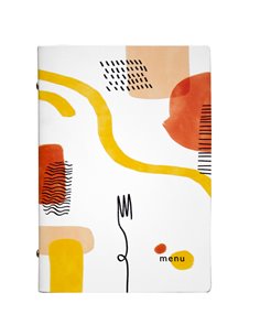 PortamenU' F.to A5 17x23cm Linea Spaghetti - bianco F360041
