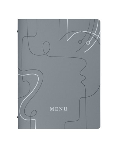 PortamenU' F.to A4 24,6x31,6cm Linea Linee - grigio F360071