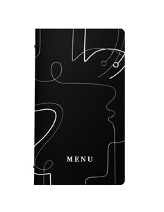 PortamenU' F.to 18x31,6cm Linea Linee - nero F360085