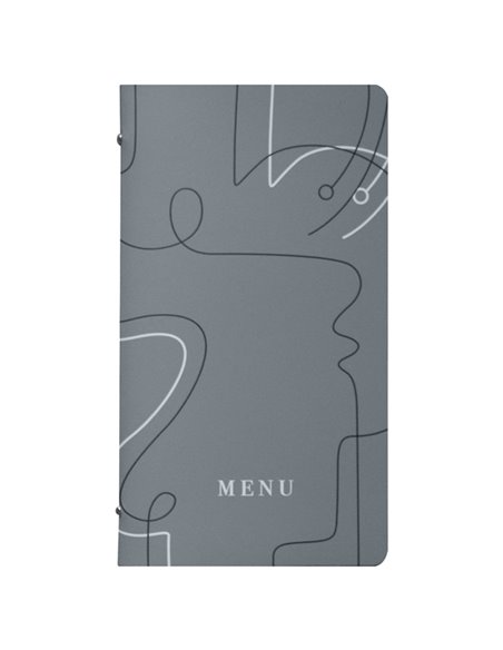 PortamenU' F.to 18x31,6cm Linea Linee - grigio F360081
