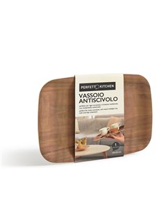 Vassoio antiscivolo in legno frassino 28x20cm 29017