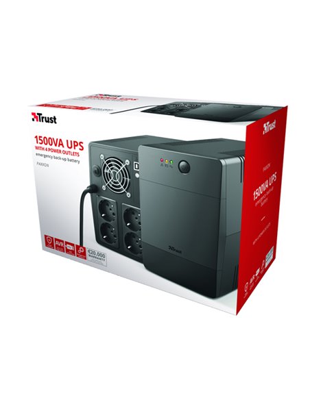 Gruppi di continuitA' Paxxon 1500VA UPS 4 outlets TRUST 23505