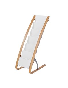 Portariviste da terra dim. 34x50x93cm - 6 tasche ALBA DDEXPO6W BC