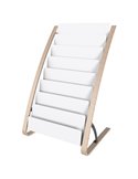 Portariviste da terra dim. 58x50x93cm - 8X2 tasche ALBA DDEXPO8W BC