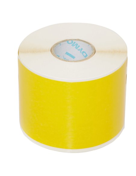 Rotolo 220 Etichette Spedizione/Badge 54x101mm gialle per Dymo LabelWriter 2133400