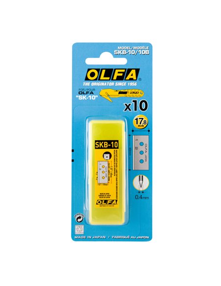 Tubo 10 lame di ricambio per cutter SK-10 Lebez SKB-10 LEBEZ CUTTER DA LAVORO