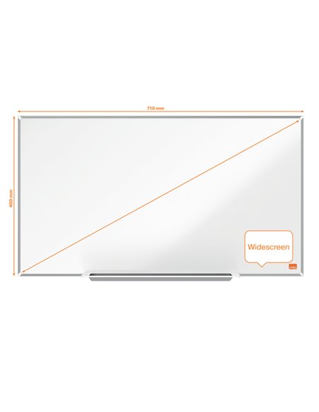 Lavagna bianca magnetica 40x71cm Impression Pro Widescreen 32'' Nobo 1915253 NOBO LAVAGNE MAGNETICHE
