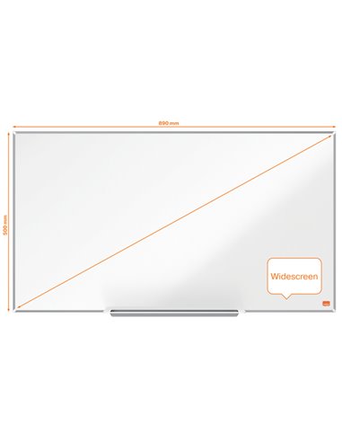 Lavagna bianca magnetica 50x89cm Impression Pro Widescreen 40'' Nobo 1915254