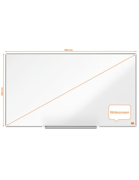 Lavagna bianca magnetica 50x89cm Impression Pro Widescreen 40'' Nobo 1915254