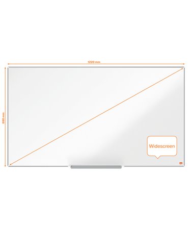 Lavagna bianca magnetica 69x122cm Impression Pro Widescreen 55'' Nobo 1915255