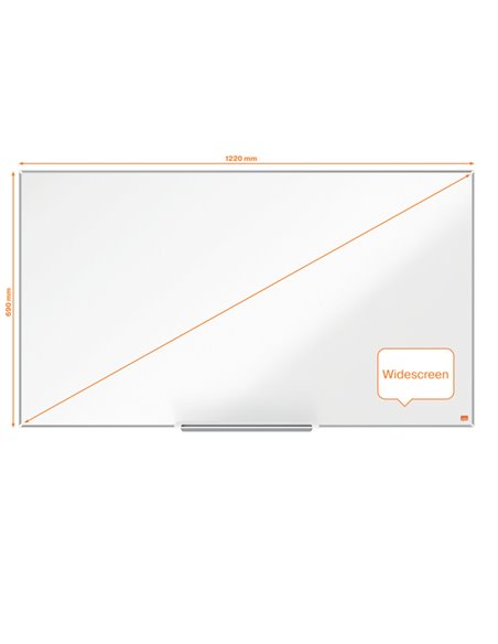 Lavagna bianca magnetica 69x122cm Impression Pro Widescreen 55'' Nobo 1915255