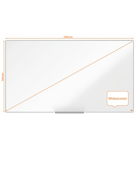 Lavagna bianca magnetica 87x155cm Impression Pro Widescreen 70'' Nobo 1915256 NOBO LAVAGNE MAGNETICHE